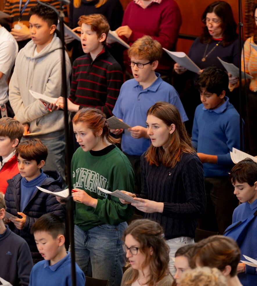 Chapel Choir recording 